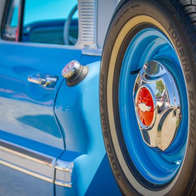 Well placed spare, Car Show, Strathmore, AB, 2026-07-11