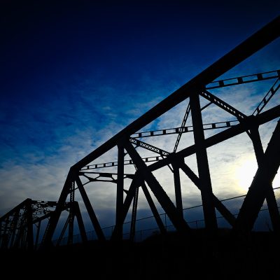 Bridge over the river why, Drumheller, AB, 2025-11-10