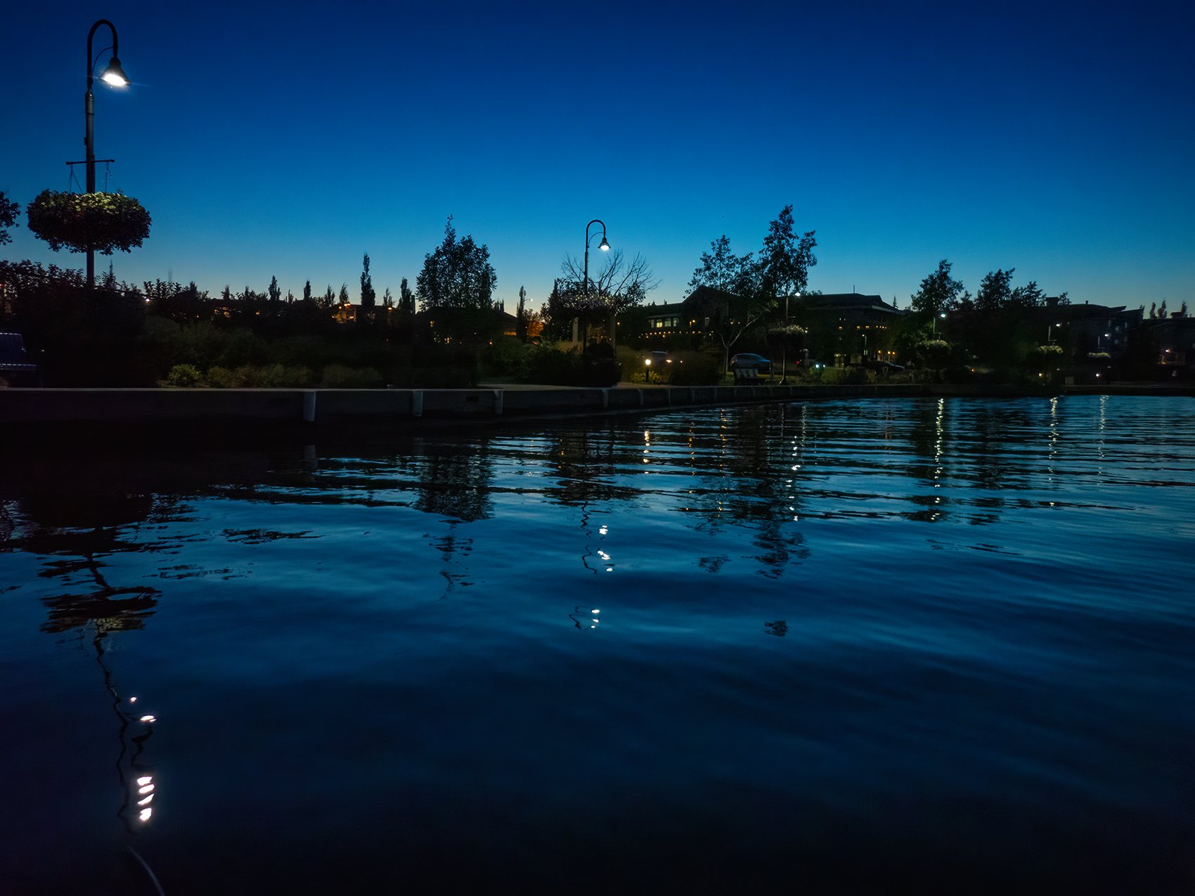 Creeping the shoreline, After Dark, Chestermere Lake, Chestermere, AB, 2024-08-29