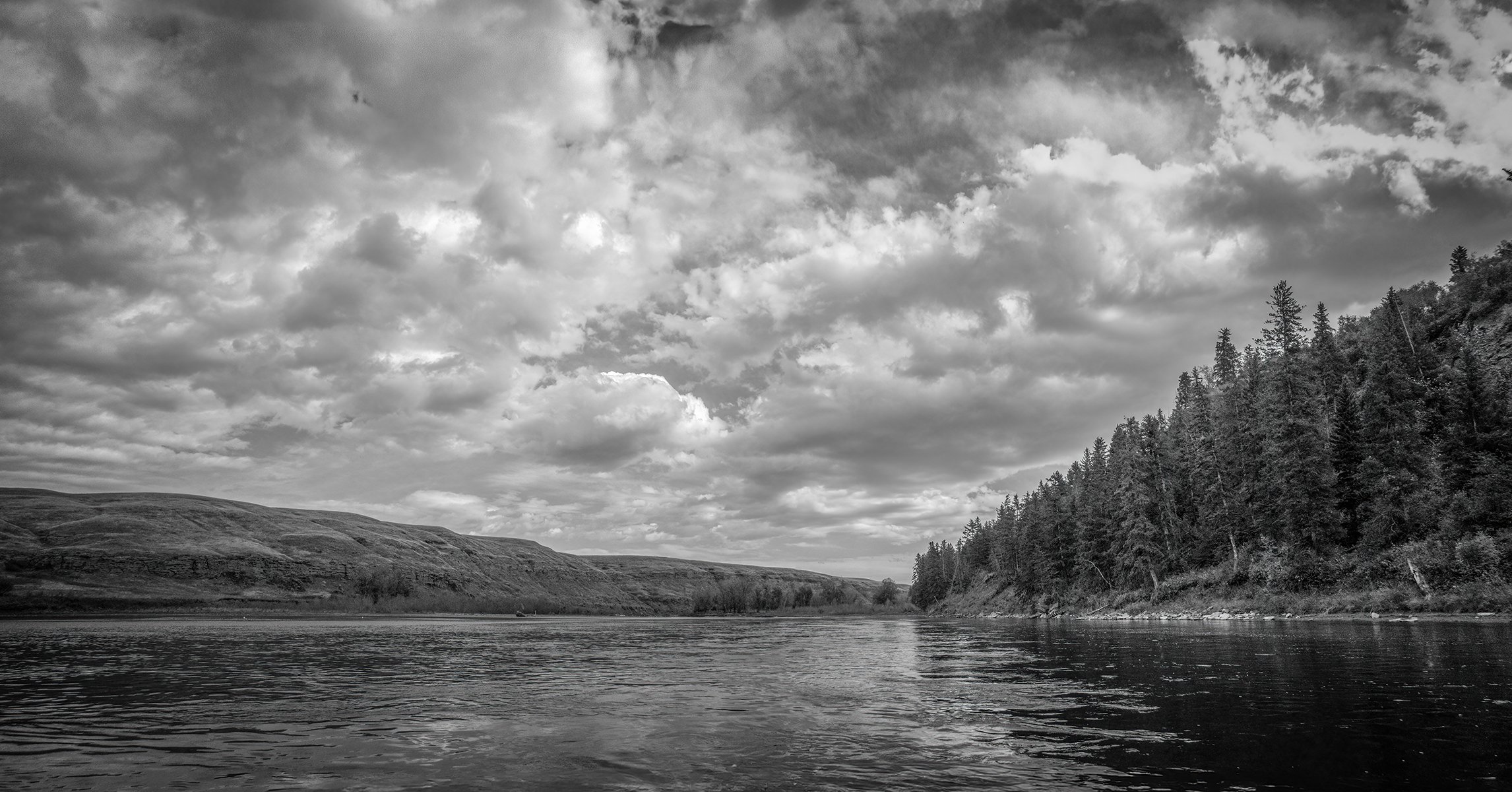 Current mood, Bow River Float, Alberta, 2024-09-29