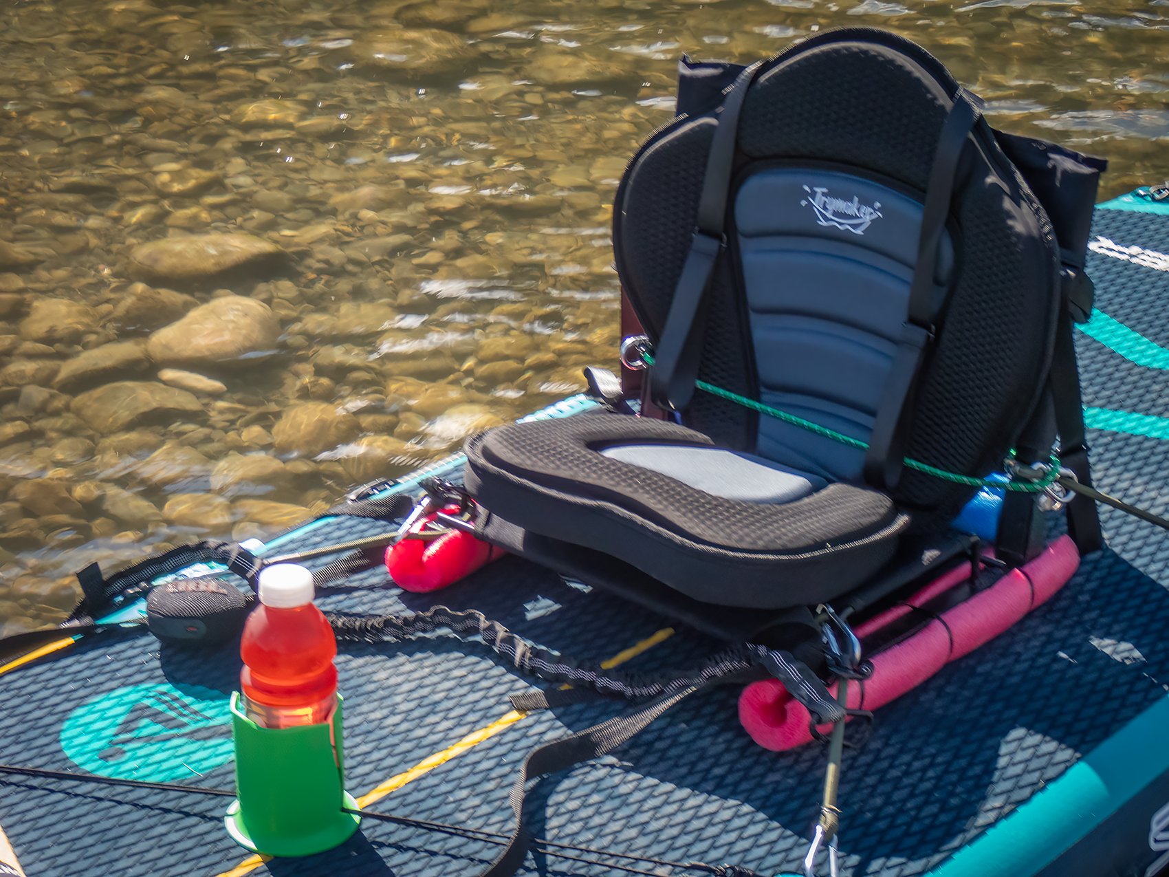 Old and new seating, McKinnon Flats to Johnson's Island, Bow River Float, 2024-09-15